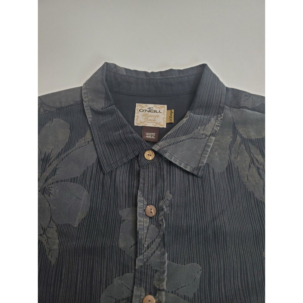 O'Neil Heritage Series Men's Short Sleeve Casual Button Up Floral Shirt, XL‎